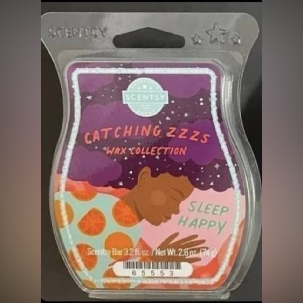 Scentsy Catching ZZZs Wax Collection - Purple and Orange